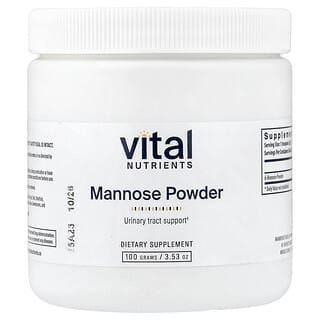 Vital Nutrients, Mannose Powder, 3.53 oz (100 g)