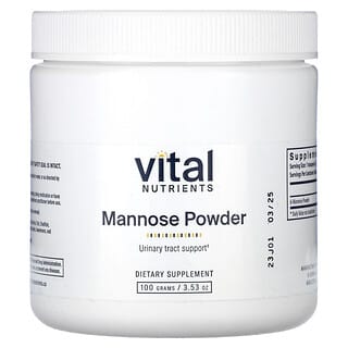 Vital Nutrients, Mannose Powder, 3.53 oz (100 g)