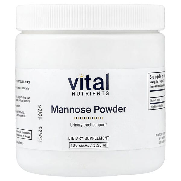 Vital Nutrients, 만노스 분말, 100g(3.53oz)