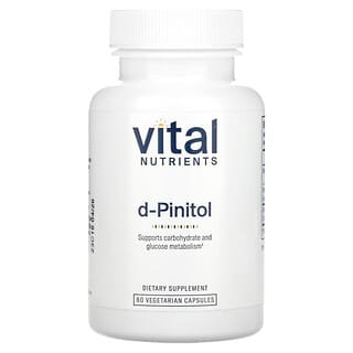 Vital Nutrients, d-ピニトール、ベジカプセル60粒
