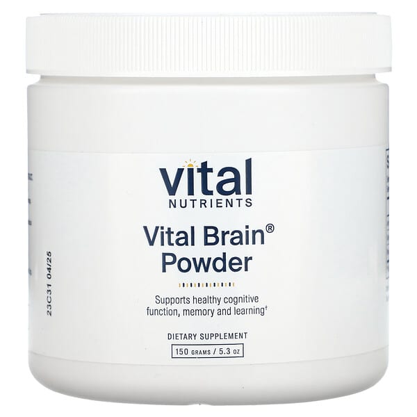 Vital Nutrients Vital Brain Powder, 5.3 oz (150 g)