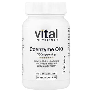 Vital Nutrients, Coenzym Q10, 300 mg, 30 vegane Kapseln