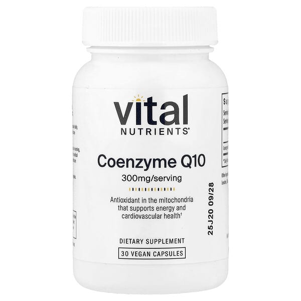 Vital Nutrients, 코엔자임 Q10, 300mg, 베지 캡슐 30정