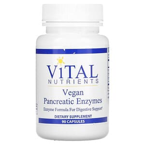 Vital Nutrients, Vegane Pankreasenzyme, 90 Kapseln