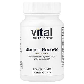 Vital Nutrients, Uni + Palautuminen, 30 vegaanista kapselia