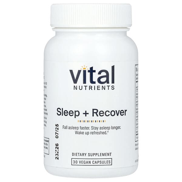 Sleep + Recover, 30 Vegan Capsules