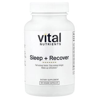 Vital Nutrients, Sommeil + Récupération, 90 capsules vegan