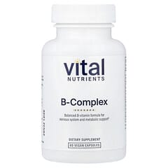 Bコンプレックス、ヴィーガンカプセル60粒