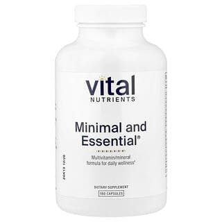 Vital Nutrients, Minimale ed essenziale, 180 capsule vegane