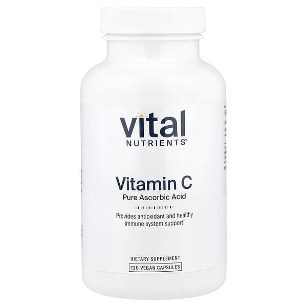 Vital Nutrients, Vitamin C, 120 Vegan Capsules (1,000 mg per Capsule) — product photo 1