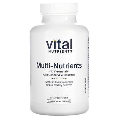 Vital Nutrients, Multi-Nutrient, 180 Vegetarian Capsules