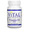 Vitamin D3,  5,000 IU, 90 Vegetarian Capsules