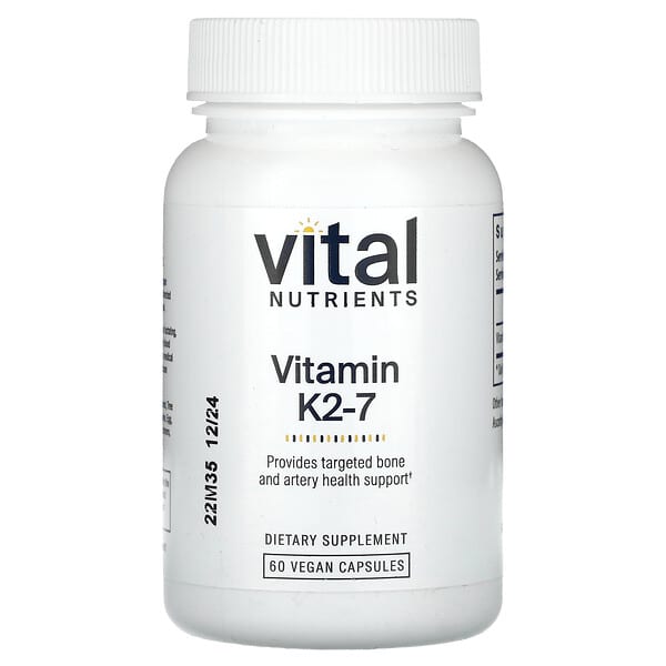 Vital Nutrients, Vitamin K2-7, 60 Vegan Capsules