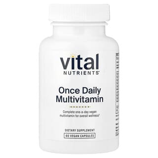 Vital Nutrients, 每日一片复合维生素，60 粒全素胶囊