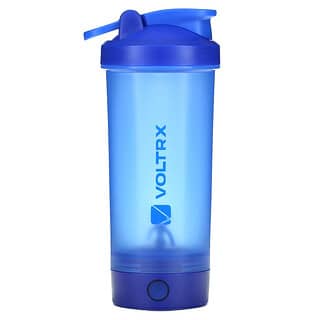 Voltrx, Merger, Protein Shaker USB C Rechargeable Bottle, Blue, 24 oz (700 ml)