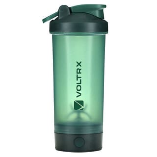 Voltrx, Merger, Mezclador de proteínas, Botella recargable con USB C, Verde oscuro, 700 ml (24 oz)