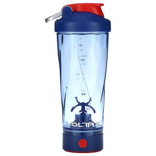 Voltrx, VortexBoost Electric Shaker Bottle, Power Blue, 24 oz (700 ml)