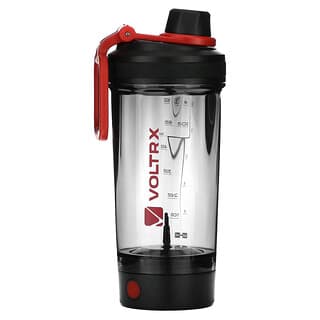 Voltrx, Gallium, Electric Shaker Bottle, Hot Red, 24 oz (700 ml)