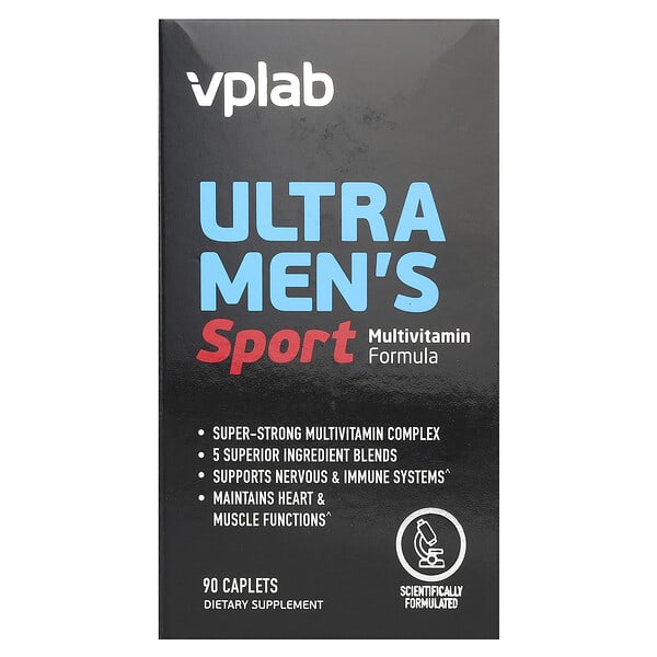 VPLab Ultra Men’s Sport Multivitamin Formula, 90 Caplets