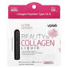 Ultra Women's Beauty Collagen Liquid, Kollagen für Frauen, tropische Früchte, Erdbeere und Kiwi, 4.000 mg, 10 Flüssigkeitsröhrchen, 100 ml (3,38 fl. oz.)