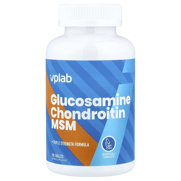VPLab, Glucosamin Chondroitin MSM, 180 tabletter