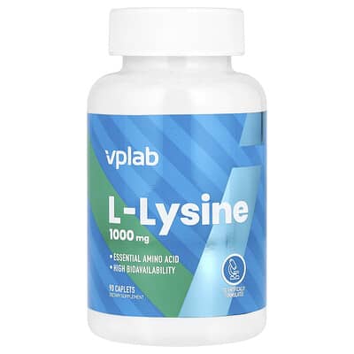 VPLab, L-Lysine, 1000 mg, 90 Caplets
