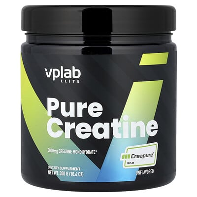 VPLab , Pure Creatine, Unflavored, 10.6 oz (300 g)