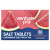 Venture Pal, 소금 정제, 츄어블 전해질, 수박 맛, 80정