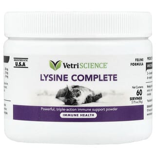 Vetriscience, Lysine complète, Formule féline, 78 g