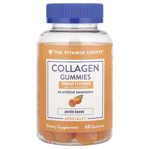 Collagen Gummies, Orange, 60 Gummies (250 mg per Gummy)