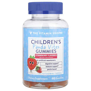 The Vitamin Shoppe, Gomitas para niños, Fresa, 60 gomitas