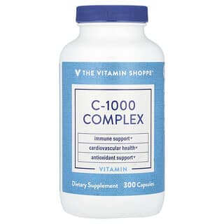 The Vitamin Shoppe, C-1000コンプレックス、300粒