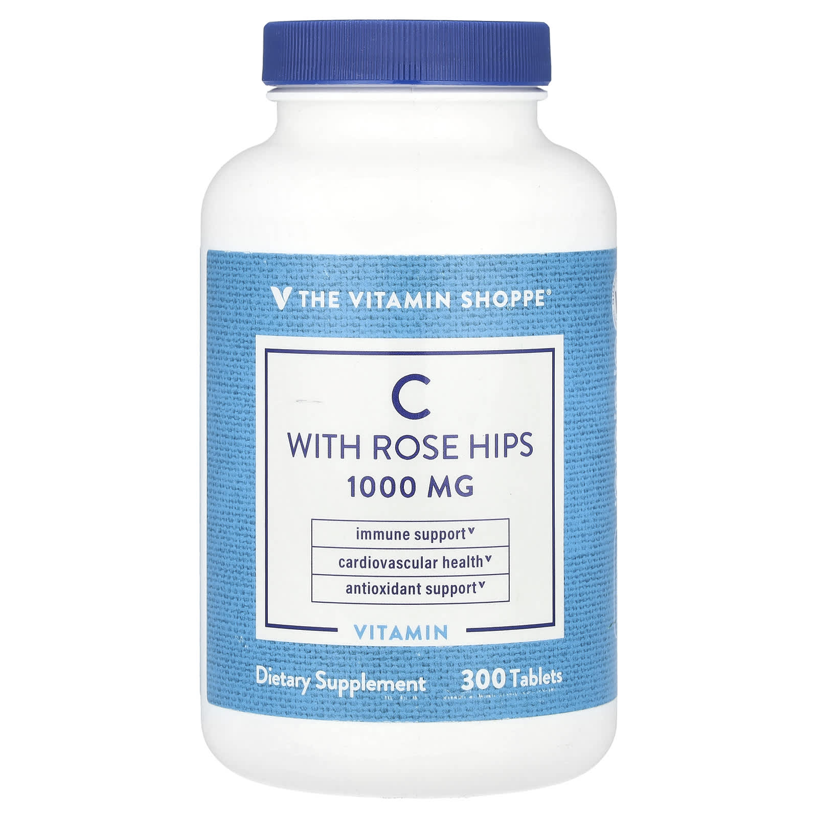 Vitamin C With Rose Hips, 300 Tablets