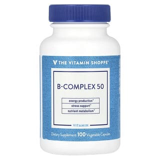 The Vitamin Shoppe, ビタミンB群50、ベジカプセル100粒