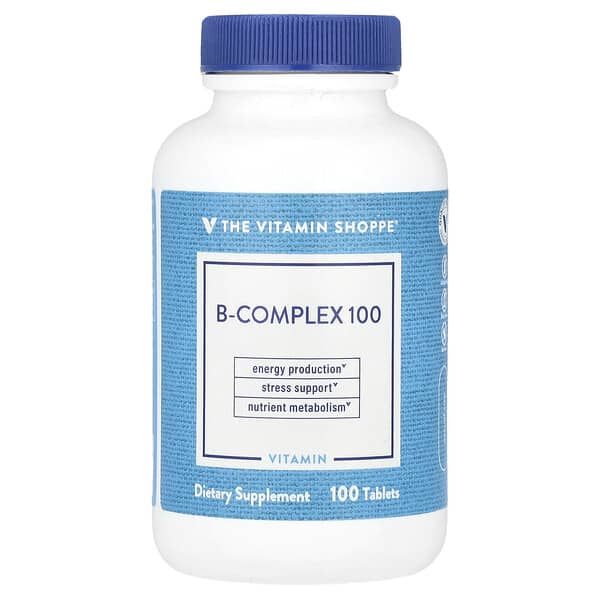 The Vitamin Shoppe B-Complex 100, 100 Tablets