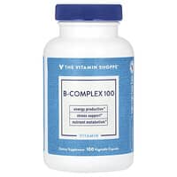 The Vitamin Shoppe, Complejo de vitaminas B 100, 100 cápsulas vegetales
