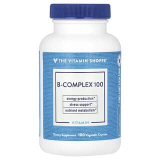 The Vitamin Shoppe, B-Complex 100, витамины группы B, 100 растительных капсул