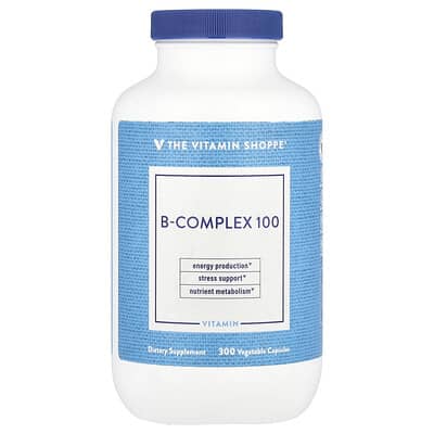 The Vitamin Shoppe, B-Complex 100, 300 Vegetarian Capsules