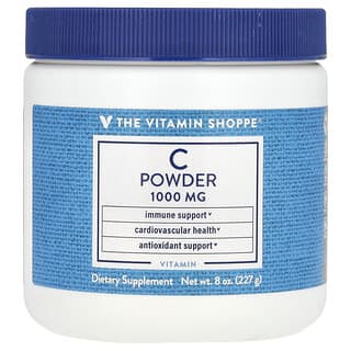 The Vitamin Shoppe, Vitamin C Powder, Vitamin-C-Pulver, 227 g (8 oz.)