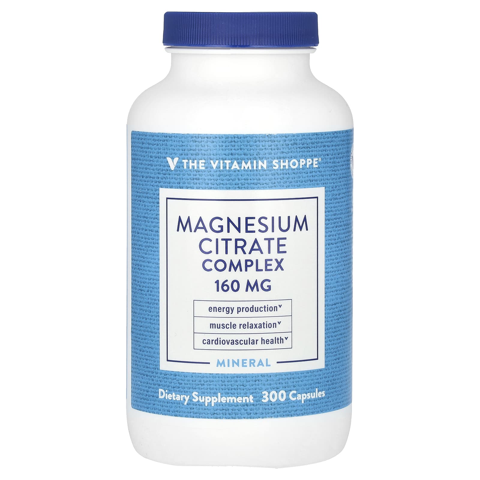 The Vitamin Shoppe, Magnesium Citrate Complex, 160 mg, 300 Capsules