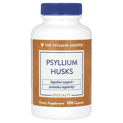 The Vitamin Shoppe, Psyllium Husks, 100 Capsules (720 mg per Capsule)