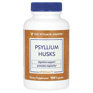 The Vitamin Shoppe, Coques de psyllium, 100 capsules