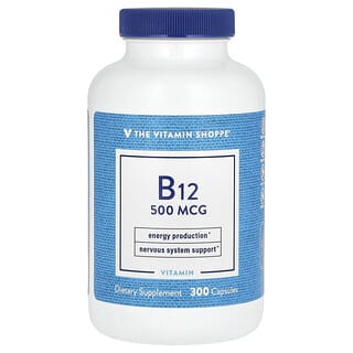 The Vitamin Shoppe, Vitamin B12, 500 mcg, 300 Kapseln