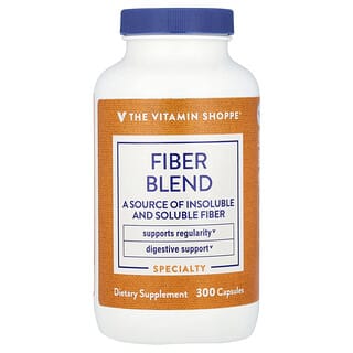 The Vitamin Shoppe, Fiber Blend, Ballaststoffmischung, 300 Kapseln