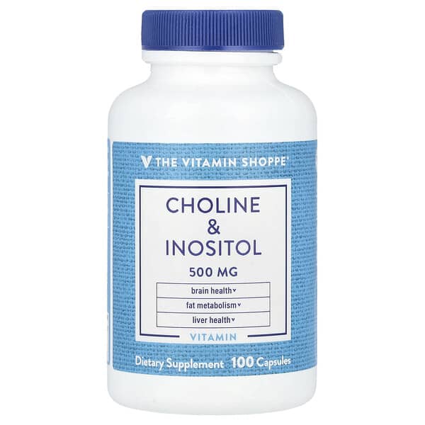 Choline & Inositol, 500 mg, 100 Capsules