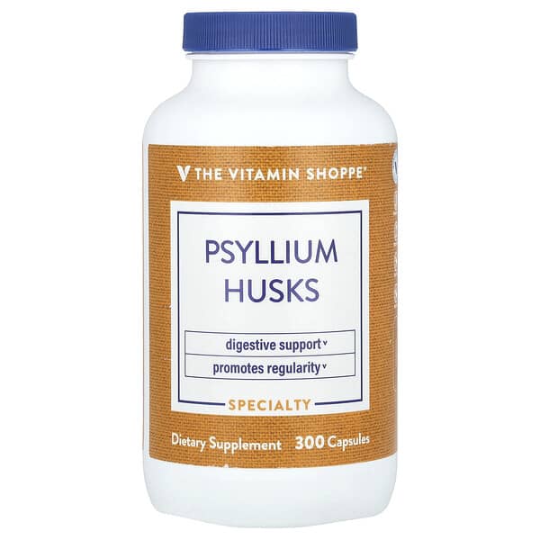 Psyllium Husks, 300 Capsules (720 mg per Capsule)