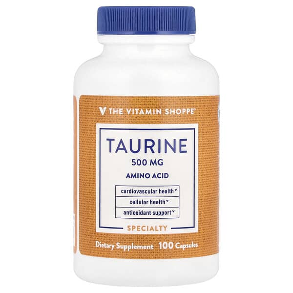 Taurine, 500 mg, 100 Capsules