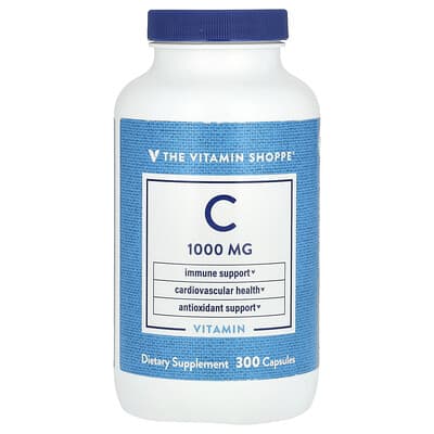 The Vitamin Shoppe, Vitamin C, 1000 mg, 300 Capsules