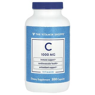 The Vitamin Shoppe, вітамін C, 1000 мг, 300 капсул