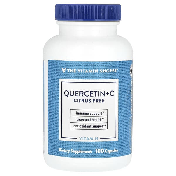 Quercetin + C, Citrus Free, 100 Capsules